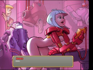 space fantasy, visual novel game, porn game, standing doggystyle