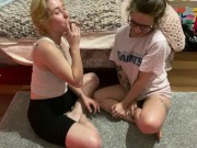 Preview 1 of Two Girls Smoking And Making Out Naked