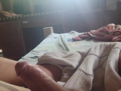 Don't look!!! almost getting caught in the act