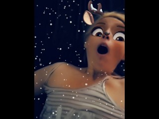 Snap Chat Folla a un Lindo Ciervo Con El Orgasmo. Primer BWC