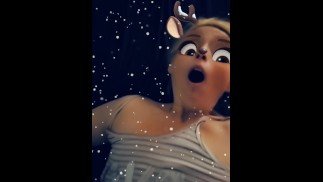 Snap chat fuck a cute deer with orgasm. First BWC