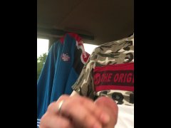 masturbation in car