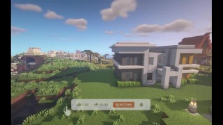 Hoe een groot modern huis te bouwen in Minecraft