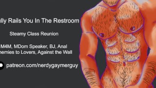 Bully te encara en el baño | Audio erótico para Men