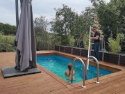 Preview 3 of I seduce him so he fuck me in the pool !