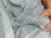 Preview 3 of This Huge Dick Woke Up So Horny That He Fucked The Mattress And Unloaded His Cum