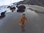 Preview 3 of 360 Run Around the Nudist Beach!