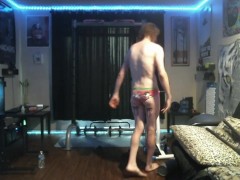 Genderqueer pup workout - stay fit!