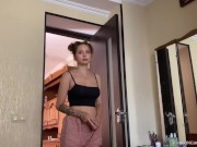Preview 1 of POV Stepdaughter thanks stepdad for silence. (With subs)