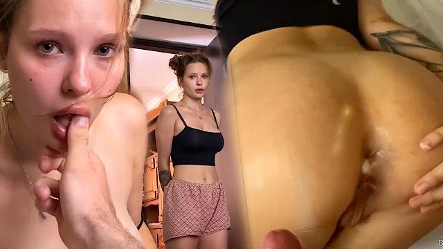 POV Падчерица благодарит отчима за молчание. (With subs)
