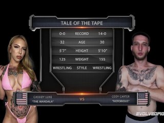 Cody Carter Tangles With Cassidy Luxe - Throatfucking and Creampie Finish screenshot number 0