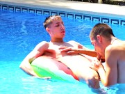 Preview 5 of STAXUS :: Pool Cum Romance! TWO HOT TWINKS UNLEASH THEIR PASSION IN THE POOL