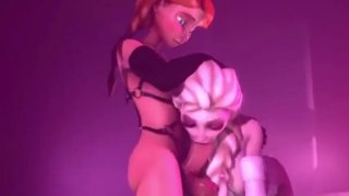 Futa Futanari Elsa Anal Deepthroat Und Riesige Cumshots 3D Hentai