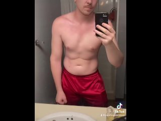 vertical video, solo male, amateur, abdominal