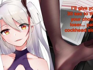 Prinz Eugen Corrects Your Performance Hentai Joi Cei Pot (Femdom/Humiliation Squirt)