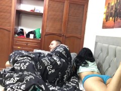 My stepdad fucks my best friend when she comes over for a visit