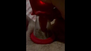 Licking My Pussy On A Rose Vibrator Quickly Makes Me Cum