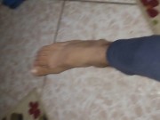 Preview 6 of My feet stepping in cum