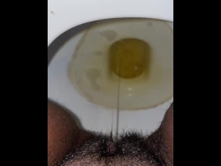 Peeing after cumming cumdrop