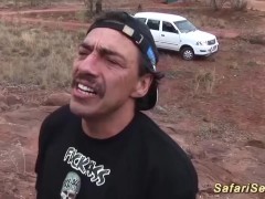 skinny eboy fucked by safari tourist
