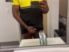 Dripping💦Nut At Work Silently