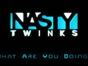 Preview 1 of NastyTwinks - What Are You Doing - Couple Starts Fooling Around While Friend Joins
