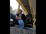 Preview 3 of Super hot risky jerk in public bus