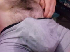 Wetting and cumming in boxers