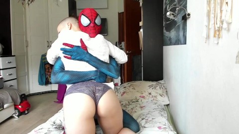 Spider-Man Visited Sexy Neighbor (funny movie)