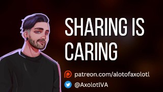 [M4F] Sharing Is Caring | Gentle Mdom Boyfriend ASMR Erotic Audio