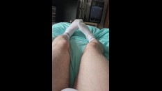 Really Hot White Socks