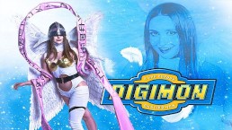 Laney Grey 饰演 DIGIMON ANGEWOMAN 拥有疯狂的鸡巴骑术