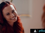 Preview 3 of GIRLSWAY - Redhead Besties Aidra Fox & Kenna James Have Passionate Sex After Aidra's Hard Breakup