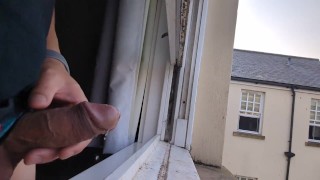 Pee out of the 3rd floor window