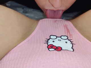 pov, licking, teen orgasm, man licking pussy