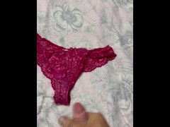 Cum on panties