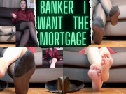 Preview 2 of BANKER GIVE ME THE MORTGAGE! foot fetish (eng) (preview- link on video)