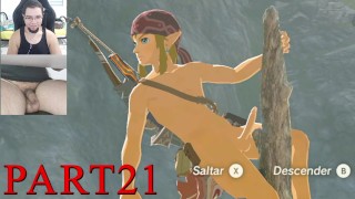 LA LEYENDA DE ZELDA ALIENTO SALVAJE EDICIÓN DESNUDA CÁMARA POLLA GAMEPLAY #21