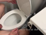 Preview 1 of Toilet seat ball spanking