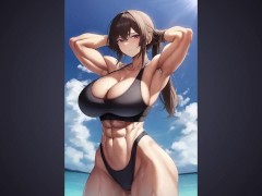 Muscle beauty illustration collection 1