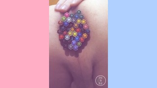 My tight Ass gets stretched and destroyed by 40 Markers Preview
