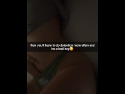 Preview 2 of Teacher wants to cheat with Guy in Classroom Snapchat