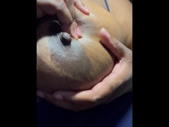 Watch me rub these huge breast and squirt - Screenshot 11 of 16 - Squirt