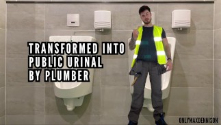 由水管工改造成公共小便池