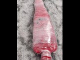 NANA Zentai and plastic 3 layers mummy bondage