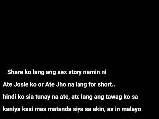 Tagalog Sex Story- Ate Jho, ang matanda kong ka officemate