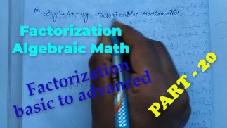 Factorization Math Slove by Bikash Edu Care Episode 20