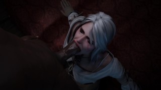 Witcher Ciri Giving una mamada