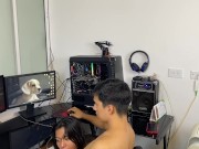 Preview 3 of the addicted to video games and I addicted to his cock
