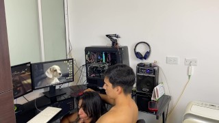 the addicted to video games and I addicted to his cock